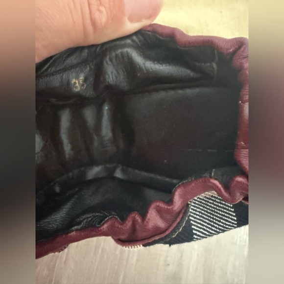 BURBERRY Bridle Housecheck Falcony Ballet Flat Leather Canvas  35 US 4-4.5 - Picture 3 of 11